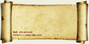 Jana Stefanović vizit kartica